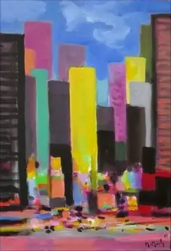 MOULY - Gratte ciel à Hong-Kong - 20M (73 x 50 cm) -_edited
