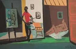 Le modèle dans l'alcôve 30M