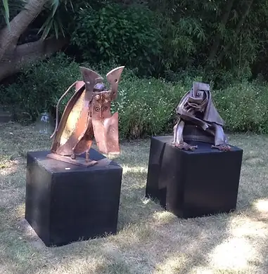 Sculptures Jean LEBEAU galerie du château